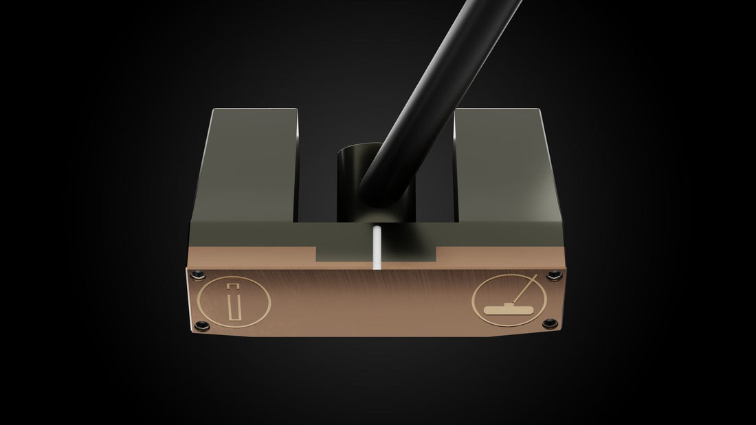 Incred RFB SK1 putter with a copper face, machined from billet