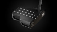 Black Mallet DS Putter – top view | Incred Golf custom putter