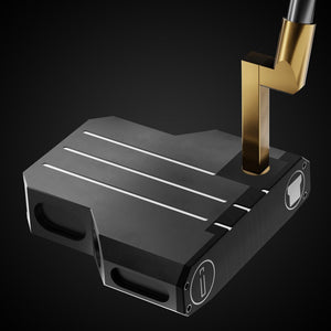 Black Mallet Legacy OS Putter – top view | Incred Golf custom putter