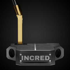 Black Mallet Legacy OS Putter – sole view | Incred Golf custom putter