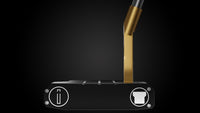 Black Mallet ON Putter – sole view | Incred Golf custom putter
