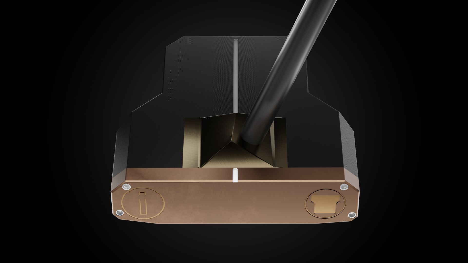 RFB Black Mallet Putter