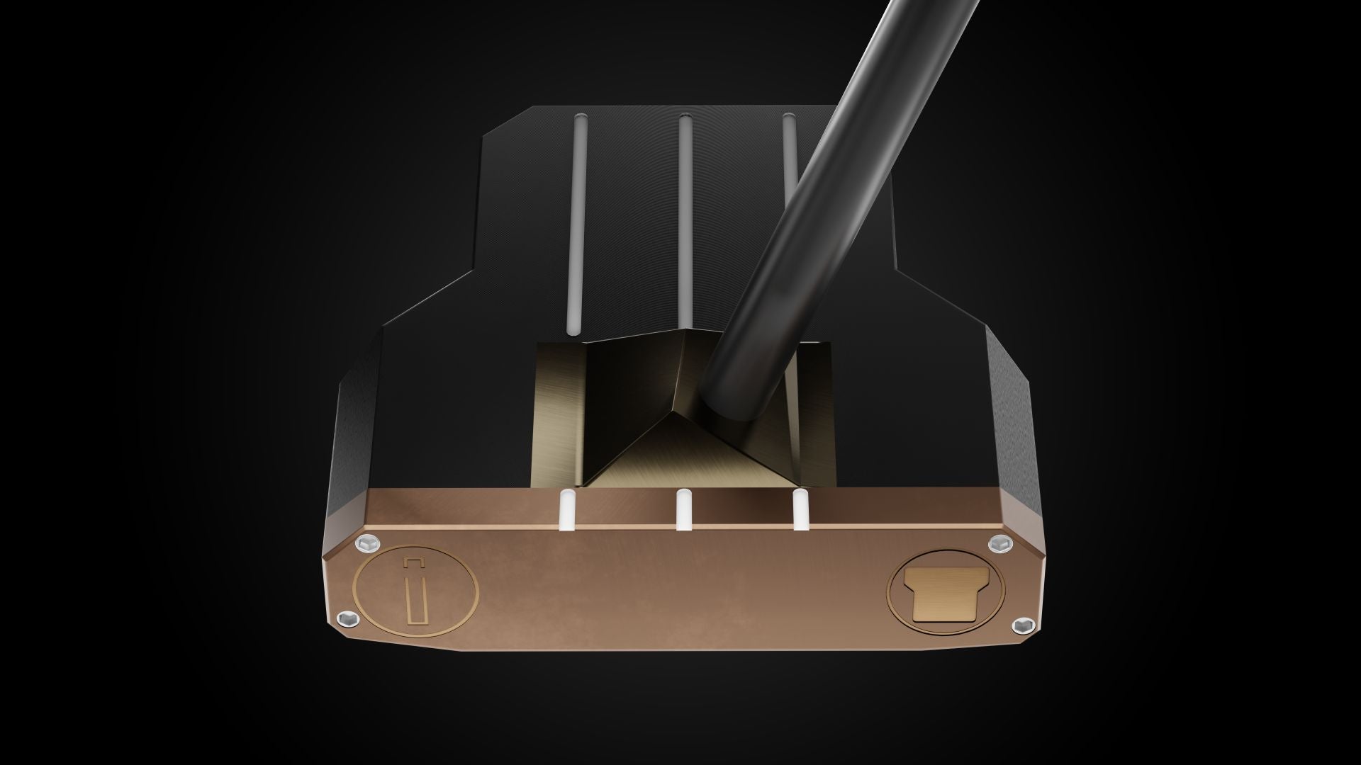 RFB Black Mallet Putter