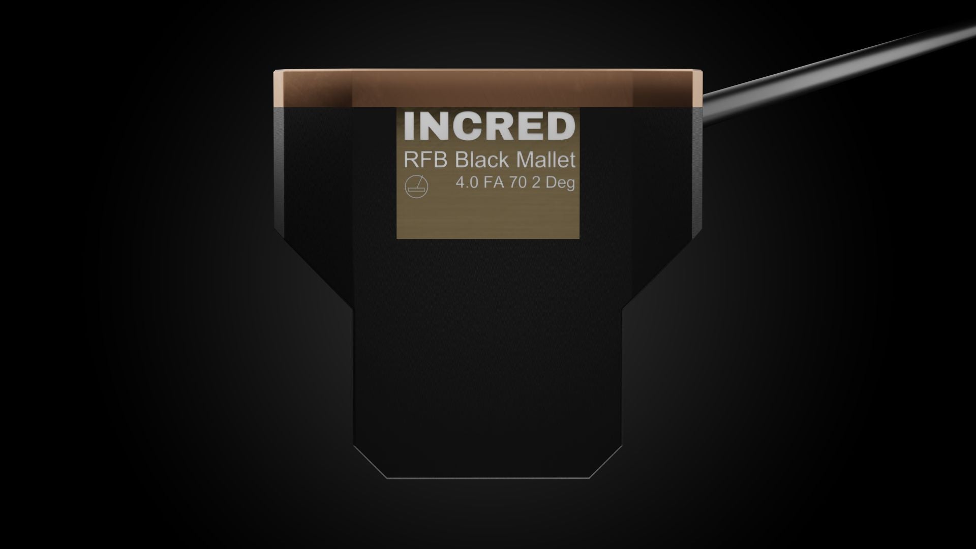 RFB Black Mallet Putter