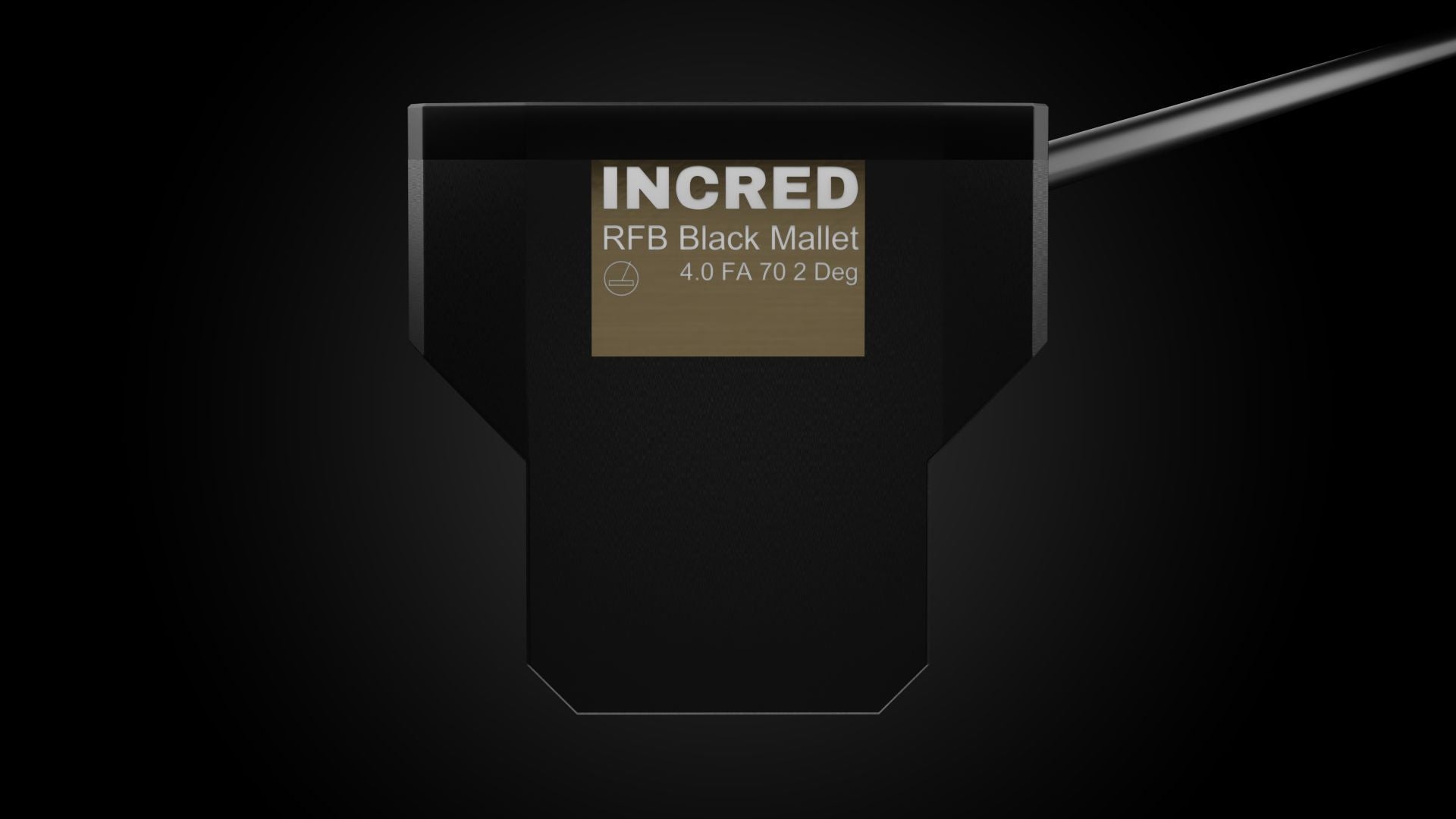 RFB Black Mallet Putter