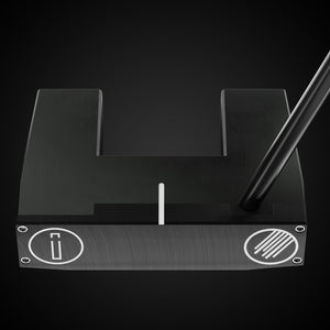 Rainmaker Legacy DS Putter – address view | Incred Golf custom putter