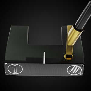 Rainmaker Legacy OS Putter – address view | Incred Golf custom putter