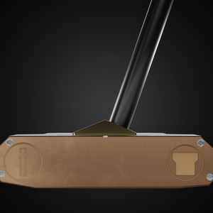 Incred Golf RFB Black Mallet putter — face-down balanced flagship mallet with line alignment bracket (view 1 of 13)