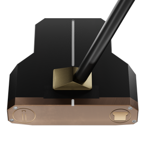 Incred Golf RFB Black Mallet putter — face-down balanced flagship mallet with line alignment bracket (view 4 of 13)