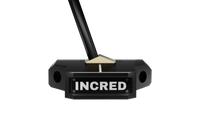 Incred Golf RFB Black Mallet putter — face-down balanced flagship mallet with line alignment bracket (view 2 of 13)