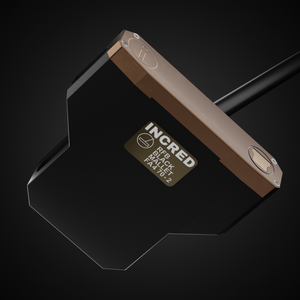 Incred Golf RFB Black Mallet putter — face-down balanced flagship mallet with line alignment bracket (view 11 of 13)