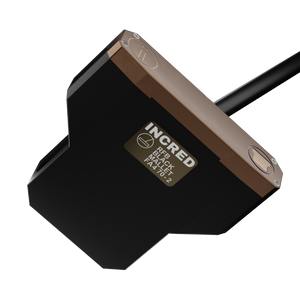 Incred Golf RFB Black Mallet putter — face-down balanced flagship mallet with line alignment bracket (view 3 of 13)