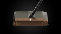 RFB Star Putter – face-down balance position | Incred Golf custom putter