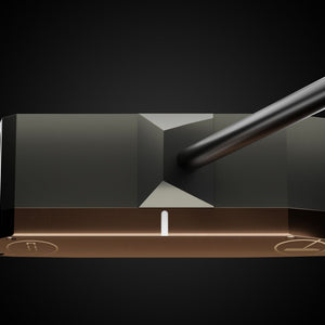 RFB Star Putter – heel view | Incred Golf custom putter