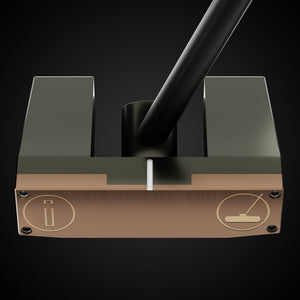 RFB SK1 Putter – face-down balance position | Incred Golf custom putter