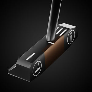RFB Blade Putter – address view | Incred Golf custom putter