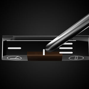 Blade CS Putter – heel view | Incred Golf custom putter