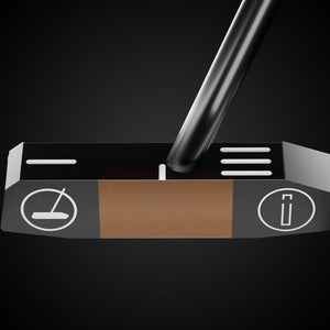 RFB Blade Putter – toe view | Incred Golf custom putter
