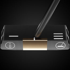 Starship UFO Putter – face-down balance position | Incred Golf custom putter