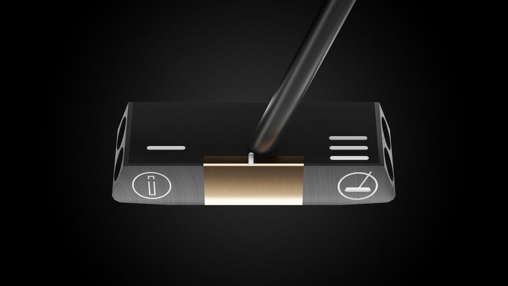 Starship UFO Putter – face-down balance position | Incred Golf custom putter