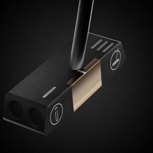Starship UFO Putter – address view | Incred Golf custom putter