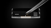Starship UFO Putter – heel view | Incred Golf custom putter