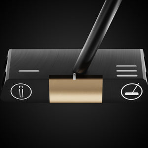 Starship UFO Putter – toe view | Incred Golf custom putter