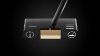 Starship UFO Putter – toe view | Incred Golf custom putter