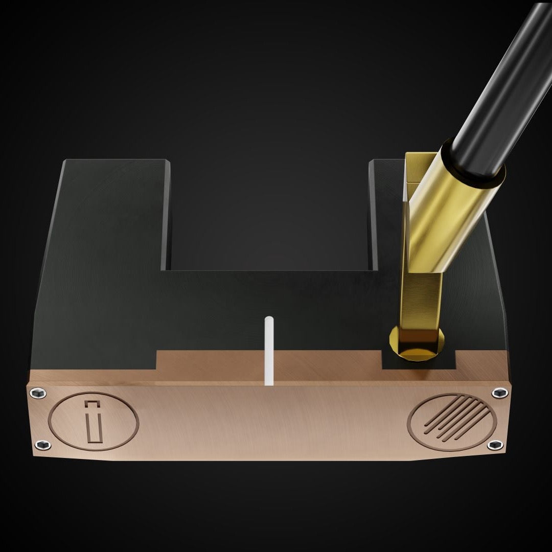 Incred Golf Rainmaker Legacy putter — face-on view