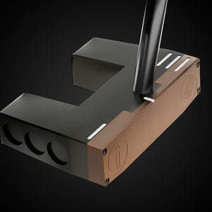 Rainmaker CS Putter – address view | Incred Golf custom putter