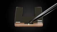 Rainmaker X CS Putter – heel view | Incred Golf custom putter