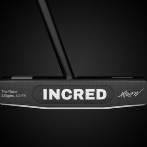 Razor CS Putter – heel view | Incred Golf custom putter