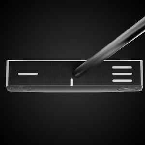 Razor CS Putter – toe view | Incred Golf custom putter